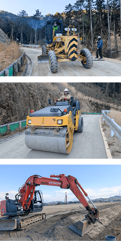 現場監督の仕事について・重機オペレーター・土木作業員の仕事について